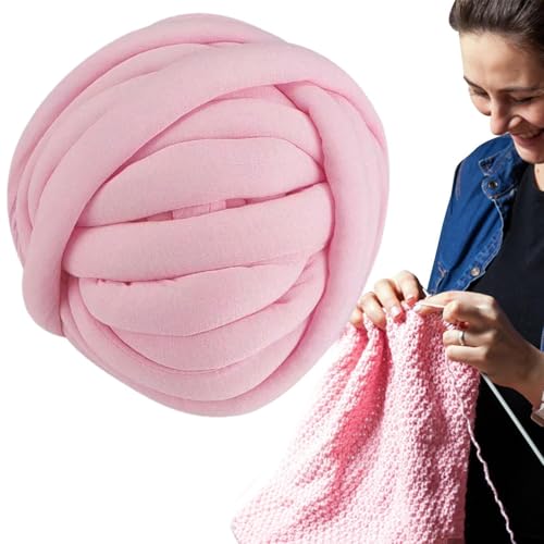 Arm-Strickgarn – dickes Baumwollgarn zum Stricken von Armen, 1 Rolle (20 Meter großes Riesengarn zum Häkeln, die komfortable Textur hält Sie warm und bequem von Generic