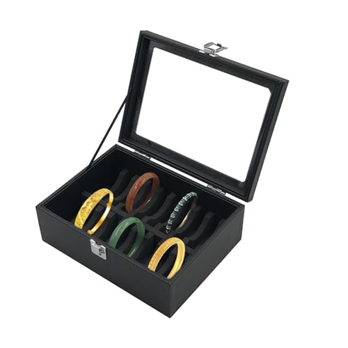 Armband-Aufbewahrungsbox - Schmuckschatulle mit abnehmbaren Regalen | Aufbewahrungsbox für Armbänder und Uhren, Modeaccessoires, Schmuckschatulle für Lederarmbänder, Aufbewahrung Armband-Aufbewahrungsbox - Schmuckschatulle mit abnehmbaren Regalen | Aufbewahrungsbox für Armbänder und Uhren, Modeaccessoires, Schmuckschatulle für Lederarmbänder, Aufbewahrung von Generic