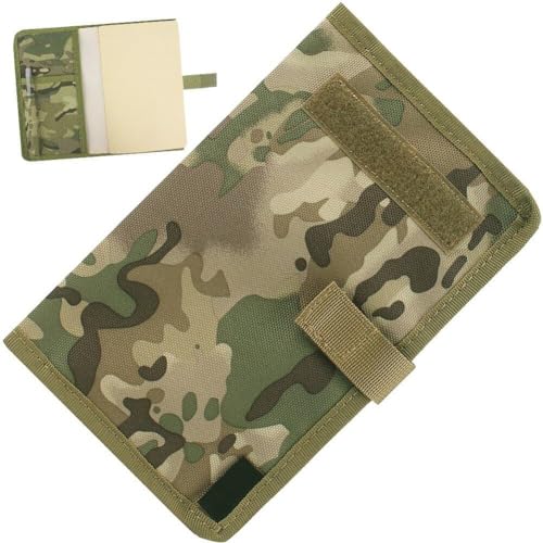 Armee-notizbuchhülle, Taktische Allwetter-notizbuchhülle Und Wandertagebuchhülle Für Ordner, Grüne Camo-notizbuchhülle, Militärische Logbuchhülle von Generic