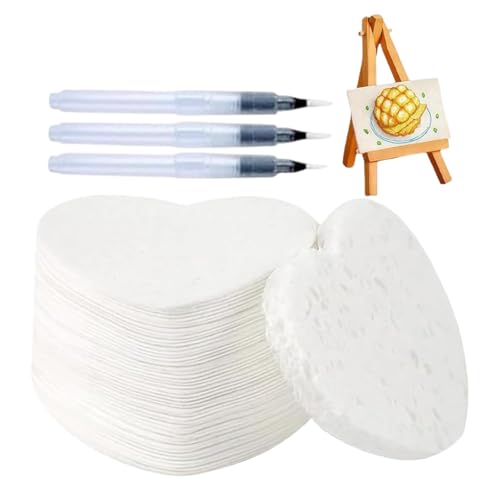 Art Paper For Painting - Kids Drawing Paper Canvas Sponge, dreidimensionale Kunstwerke mit 3 tragbaren Stiften, unbegrenzte Kreativität und ermöglicht Benutzern, für Jugendliche zu erkunden D von Generic