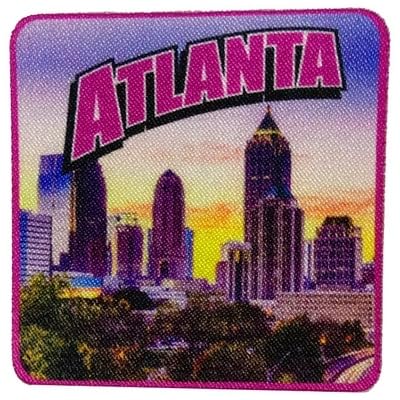Atlanta Skyline Aufnäher zum Aufbügeln, 5,1 cm, Stadt-Souvenir-Serie, Downtown Georgia Atlanta Skyline Aufnäher zum Aufbügeln, 5,1 cm, Stadt-Souvenir-Serie, Downtown Georgia von Generic