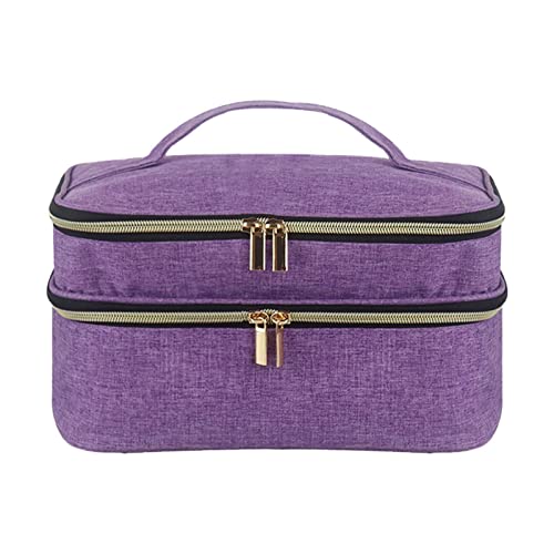 Aufbewahrungstasche für Nähutensilien – Organizer-Tasche für Handarbeiten, Halter für Nähzubehör | Robuste Aufbewahrungsbox für Nähutensilien, Reise-Nähset, kompakter Näh-Organizer mit mehreren Fächer von Generic
