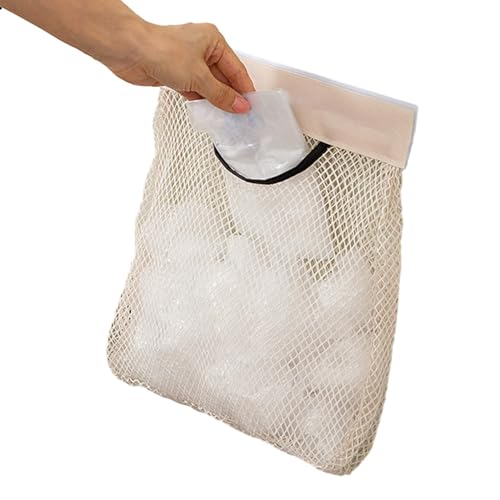Aufbewahrungstasche für die Wand – Aufbewahrungstasche aus waschbarem Netzstoff, wiederverwendbar, Wäschesäcke | Aufbewahrungstasche mit U-förmiger Öffnung für Schranktür, Hinterwand, Nachttisch von Generic