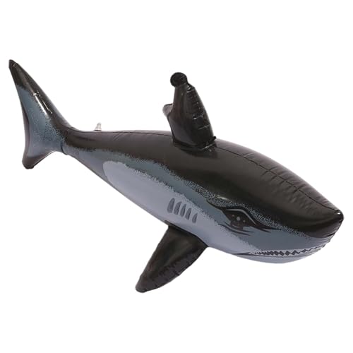 Aufblasbares Poolspielzeug für Kinder und Erwachsene, langlebiges schwimmendes Wasserspielzeug aus PVC, Sommerdekoration für den Außenbereich BgP394 (Black, 81X15CM) von Generic
