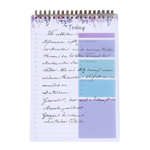 Aufgabenlistenblock, Aufgabenliste Notizblock | 52 Blatt Checkliste Notizbuchorganisator - To Do Notebook Daily List, Checkliste Notebook Organizer, tragbarer, robuster Aufgabenplaner für Aufgabenlistenblock, Aufgabenliste Notizblock | 52 Blatt Checkliste Notizbuchorganisator - To Do Notebook Daily List, Checkliste Notebook Organizer, tragbarer, robuster Aufgabenplaner für von Generic