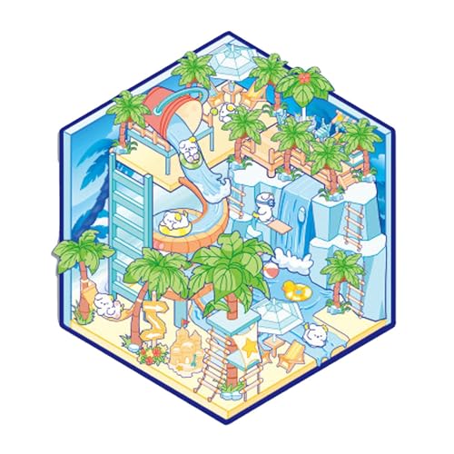 Aufkleber für Haus, 3D-Mini-Szenen-Sticker, Cartoon, 3D-Szene, lustige Aufkleber für das Haus, Kunsthandwerk Zubehör, bunte Kinderspielzeug, Buchdekoration, Herram Aufkleber für Haus, 3D-Mini-Szenen-Sticker, Cartoon, 3D-Szene, lustige Aufkleber für das Haus, Kunsthandwerk Zubehör, bunte Kinderspielzeug, Buchdekoration, Herram von Generic