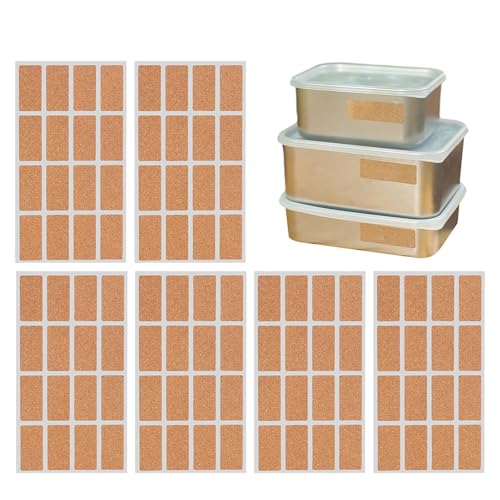 Aufkleber für Korkflaschen - Abnehmbare wasserdichte Küchenschrank-Etiketten - Umweltfreundliches Material, Kork-Laba-Aufkleber Küchenschrank-Etiketten, Tauschetiketten von Generic