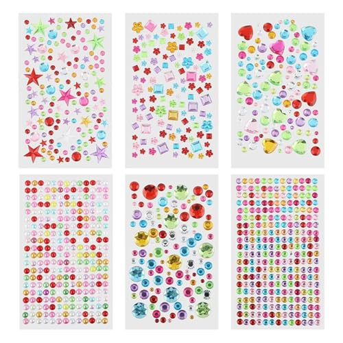 Aufkleber mit Strasssteinen, Edelstein-Aufkleber,Kleine Acrylstein-Aufkleber | Realistische Schmuckaufkleber, funkelnde Strass-Aufkleber, handgemachte Edelsteine für Jungen und Mädchen im Alter von 3 Aufkleber mit Strasssteinen, Edelstein-Aufkleber,Kleine Acrylstein-Aufkleber | Realistische Schmuckaufkleber, funkelnde Strass-Aufkleber, handgemachte Edelsteine für Jungen und Mädchen im Alter von 3 von Generic