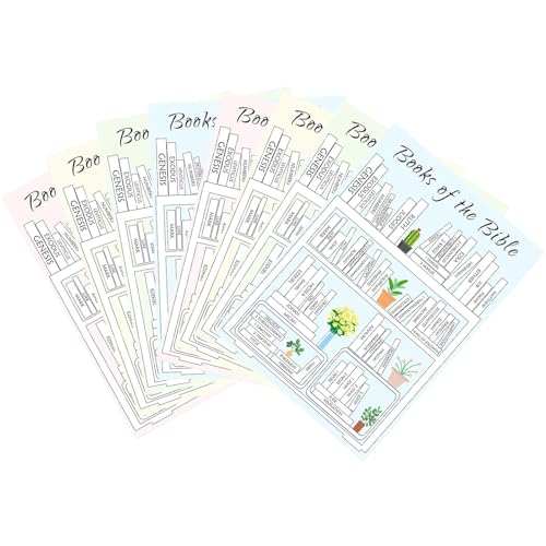 Aufkleber zur Überwachung, Aufkleber für biblisches Tagebuch | Set mit 8 Aufklebern für die Überwachung von Bibelbüchern, Aufkleber für christliche Alben, Lesehilfe für das Bibelbuchstudium Aufkleber zur Überwachung, Aufkleber für biblisches Tagebuch | Set mit 8 Aufklebern für die Überwachung von Bibelbüchern, Aufkleber für christliche Alben, Lesehilfe für das Bibelbuchstudium von Generic