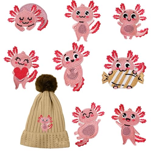 Aufnäher aus Eisen für Stickereien mit Tiermotiv – Jacke Wooper Looper Stickerei – 8 Stück, Jeans, Jacken, T-Shirts, Kleider, Socken, modisch, wenn Sie ein Stück tragen möchten Aufnäher aus Eisen für Stickereien mit Tiermotiv – Jacke Wooper Looper Stickerei – 8 Stück, Jeans, Jacken, T-Shirts, Kleider, Socken, modisch, wenn Sie ein Stück tragen möchten von Generic