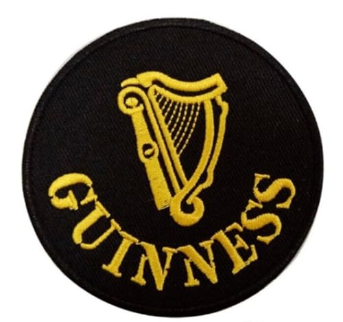 Aufnäher mit Guinness-Harfen-Logo, 7,6 cm, bestickt, zum Aufbügeln oder Aufnähen, St. James Gate, Brauerei-Wappen, Dublin, Irland, Reisen, irisches Souvenir, Emblem, DIY-Geschenk Aufnäher mit Guinness-Harfen-Logo, 7,6 cm, bestickt, zum Aufbügeln oder Aufnähen, St. James Gate, Brauerei-Wappen, Dublin, Irland, Reisen, irisches Souvenir, Emblem, DIY-Geschenk von Generic