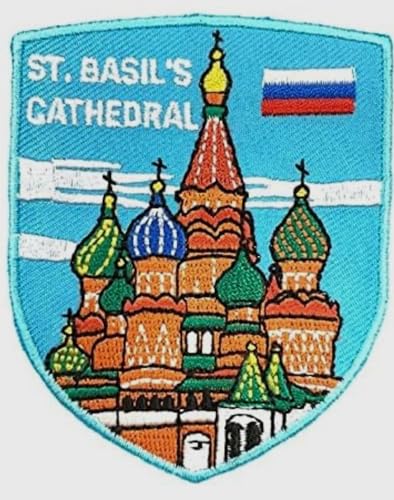Aufnäher zum Aufbügeln oder Aufnähen, Motiv: Basilikum-Kathedrale, Russland, 7,6 cm, Reise, Moskau, Urlaub, Souvenir, Touristen-Emblem, Aufnäher Aufnäher zum Aufbügeln oder Aufnähen, Motiv: Basilikum-Kathedrale, Russland, 7,6 cm, Reise, Moskau, Urlaub, Souvenir, Touristen-Emblem, Aufnäher von Generic