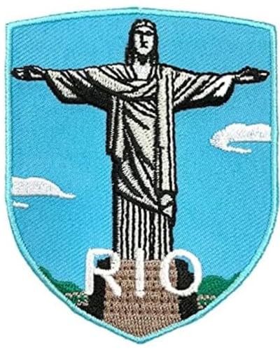 Aufnäher zum Aufbügeln oder Aufnähen, Motiv: Christ der Erlöser, 7,6 cm, Reise, Rio, Brasilien, Souvenir, Urlaub, Emblem für Rucksäcke, DIY-Geschenk-Patches Aufnäher zum Aufbügeln oder Aufnähen, Motiv: Christ der Erlöser, 7,6 cm, Reise, Rio, Brasilien, Souvenir, Urlaub, Emblem für Rucksäcke, DIY-Geschenk-Patches von Generic