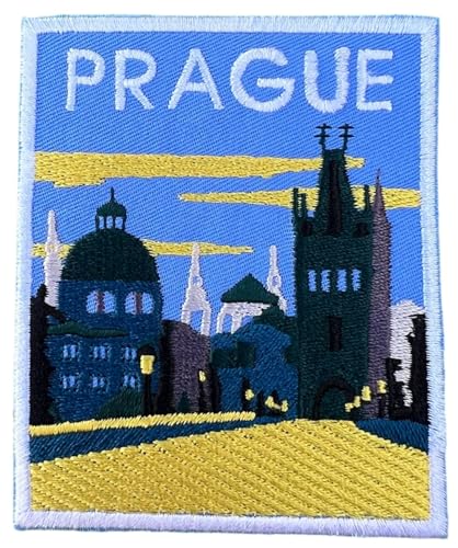 Aufnäher zum Aufbügeln oder Aufnähen, Motiv: Tschechische Republik Prag, 8,9 cm, für Reisen, Europa, Urlaub, Souvenir, Touristenemblem, europäisches Geschenk Aufnäher zum Aufbügeln oder Aufnähen, Motiv: Tschechische Republik Prag, 8,9 cm, für Reisen, Europa, Urlaub, Souvenir, Touristenemblem, europäisches Geschenk von Generic