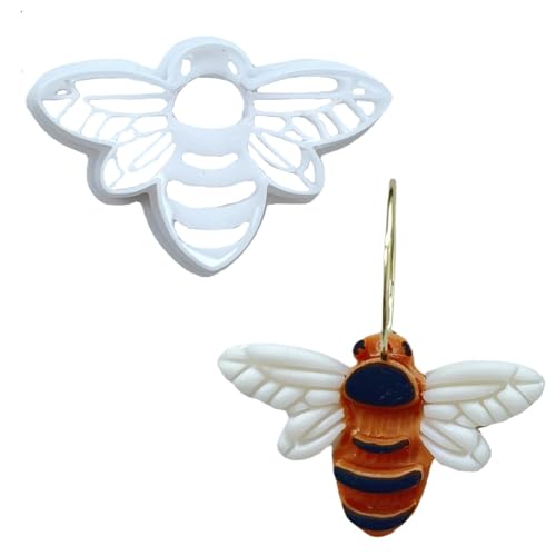 Ausstechform für Bienen-Ton, Modellierwerkzeug für Ton, Dreidimensionales Bienendesign, Tonwerkzeuge für Anfänger, Pressform, hergestellt von Generic
