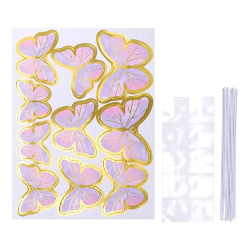 Auswahl an Schmetterlingskuchen, Schmetterlings-Cupcake-Dekoration, 10 x Schmetterlings-Papier, Cupcake-Topper | ästhetisches Backzubehör, realistische Schmetterlingsverzierung für Geburtstage, Gr Auswahl an Schmetterlingskuchen, Schmetterlings-Cupcake-Dekoration, 10 x Schmetterlings-Papier, Cupcake-Topper | ästhetisches Backzubehör, realistische Schmetterlingsverzierung für Geburtstage, Gr von Generic