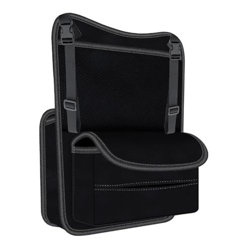 Auto-Organizer zwischen den Sitzen, Taschenhalterung aus Netzstoff für | Auto Taschen-Organizer - Auto-Netzbarriere für Haustiere zwischen den Sitzen mit Gurt u von Generic