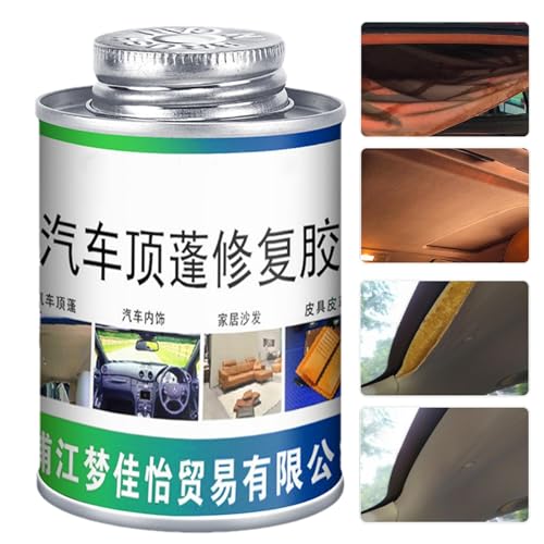 Autodachleim für Autodächer, Konturenkleber für Pavillon, Textilreparatur 100 ml mit Bürste | flüssig, stark klebend für Möbelstoff für V Autodachleim für Autodächer, Konturenkleber für Pavillon, Textilreparatur 100 ml mit Bürste | flüssig, stark klebend für Möbelstoff für V von Generic