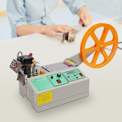 Automatic Belt Cutting Machine Gürtelband Schneidemaschine Auto Magic Klebeband Gurtband Maschine Elastische for Elastic Band Self-Adhesive Tape Tape Zip (Kalt- und Warmgeräte) von Generic