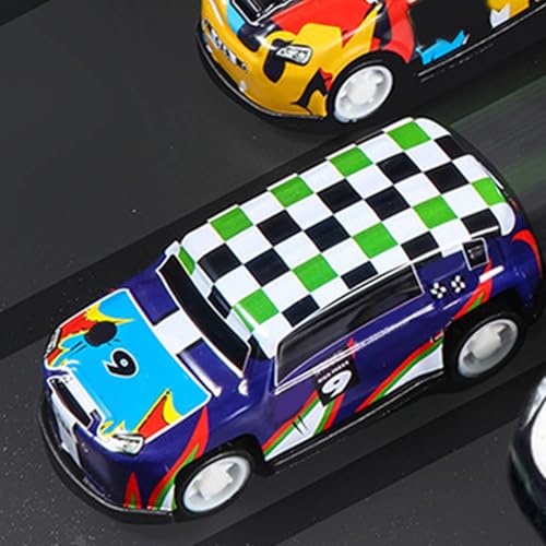 Automodell, Modische Graffiti -Rennsportauto -Model Flexible Bequemes Gefühl für das Festival für Mädchen Zurückziehen (Renntyp) von Generic