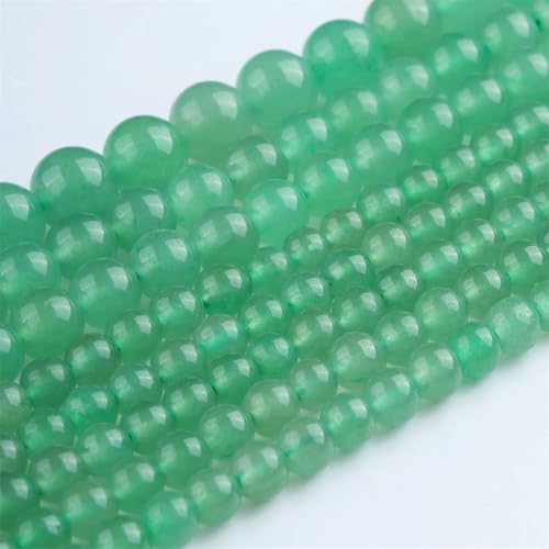 Aventurin-Perlen für Schmuckherstellung, Armbänder, Halsketten, Ohrringe, DIY, ES-Strang, EN8, 6 mm (60–65 Stück) von Generic