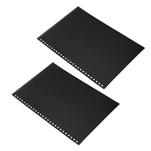 B5 -Bindungsabdeckung, Wasserdichte Durchscheinende Wrap -Abdeckung für Fotos für Präsentationen (BLACK) von Generic