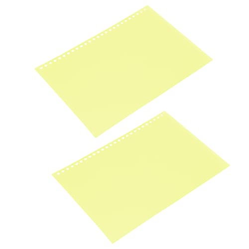 B5 -Bindungsabdeckung, Wasserdichte Durchscheinende Wrap -Abdeckung für Fotos für Präsentationen (YELLOW) von Generic