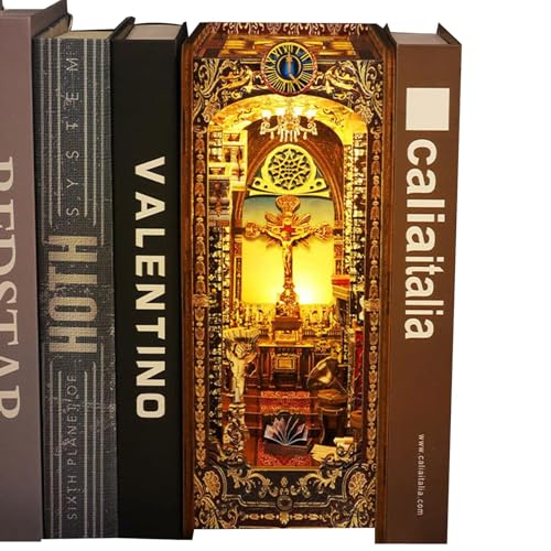BIRGELFE – Buchecken-Set, DIY-Buchbox | Mülltonnenbuch aus Holz, Dekoration der Bibliothek für das Heimbüro, Basteln, dekorative Dekoration, Buchhandlungen BIRGELFE – Buchecken-Set, DIY-Buchbox | Mülltonnenbuch aus Holz, Dekoration der Bibliothek für das Heimbüro, Basteln, dekorative Dekoration, Buchhandlungen von Generic