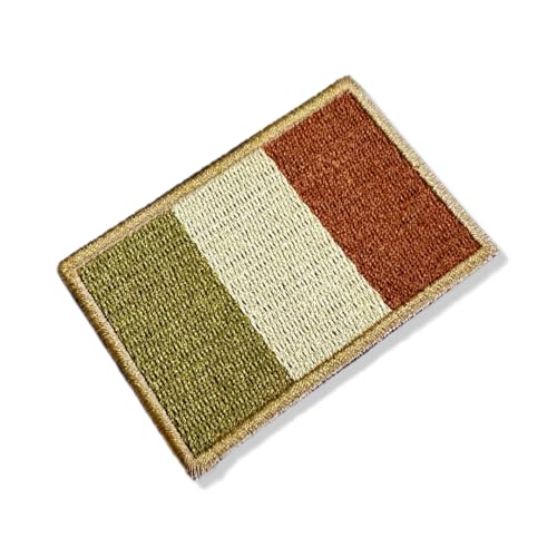 BP0059-003 Aufnäher mit Irland-Flagge, bestickt, 7,6 x 5,1 cm (A), zum Bügeln oder Nähen von Generic