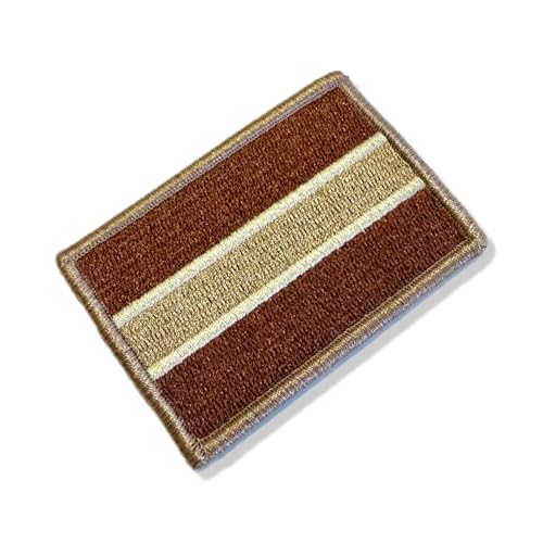 BP0196-004 Gambia-Flagge, bestickt, 7,6 x 6,3 cm (B) Hakenverschluss von Generic