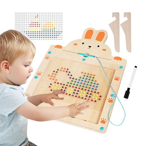 Baby Maltafel,2-in-1 Magnetische Kreativtafel | Holz Zeichenbrett Lernspielzeug Ab 3 Jahre Pädagogisches Spielzeug Für Mädchen Reisegeburtstag Kindergarten Unterricht Vorschule Baby Maltafel,2-in-1 Magnetische Kreativtafel | Holz Zeichenbrett Lernspielzeug Ab 3 Jahre Pädagogisches Spielzeug Für Mädchen Reisegeburtstag Kindergarten Unterricht Vorschule von Generic