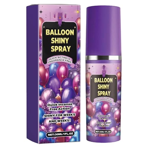 Ballon-Glanzspray,Ballon-Glanzspray - Latex-Ballon-Glanz-Glanzspray für einen strahlenden Auftritt - Latex-Ballonglanz für ein strahlendes Aussehen, schnell trocknender Ballonglanz, Spray für glänzend von Generic