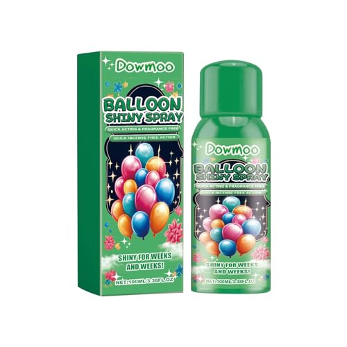 Ballon-Glanzspray für Luftballons – Ballon-Glanzspray auf Basis – Instant-Glanz mit hohem Glanz, elegantes Finish, Aufhellungsspray 100 ml, trocknet von Generic