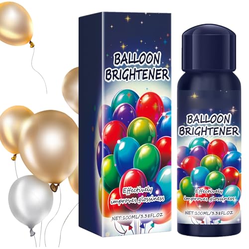 Ballon Shine Spray-100 ml langlebiger Ballon Gloss Enhancer | Aufhöhlerspray für Luftballons, Partydekoration Glanz für Hochzeiten, Halloween, Geburtstage, professionelle Ballonpflege und Finish Ballon Shine Spray-100 ml langlebiger Ballon Gloss Enhancer | Aufhöhlerspray für Luftballons, Partydekoration Glanz für Hochzeiten, Halloween, Geburtstage, professionelle Ballonpflege und Finish von Generic