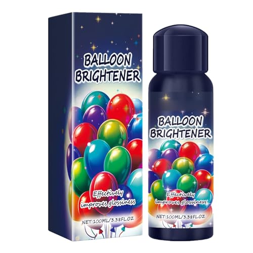 Ballon Shiny Spray - Halloween Zubehör, Geburtstagsdeko | Party Ballon Lighter verbessert die Partyatmosphäre, langlebiger Luftballon glänzend, Ballon Glanz Spray von Generic
