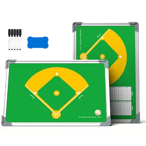 Baseball-taktiktafel, Mannschaftstafel Baseball-Board, mit Radiergummi und Spezialstift, Doppelseitig Erhältlich, für Übungen und Spiele Baseball-taktiktafel, Mannschaftstafel Baseball-Board, mit Radiergummi und Spezialstift, Doppelseitig Erhältlich, für Übungen und Spiele von Generic