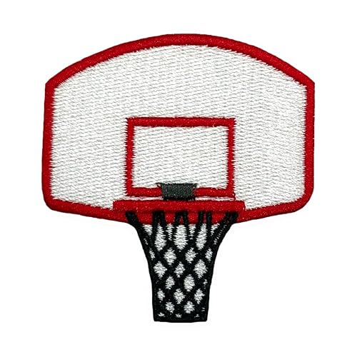 Basketballkorb-Aufnäher zum Aufbügeln für Rucksäcke Basketballkorb-Aufnäher zum Aufbügeln für Rucksäcke von Generic