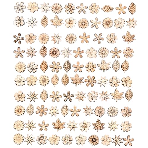 Bastelformen aus – 100 Stück Scrapbooking aus mit Blumenmuster | Blumenscheiben aus mit verschiedenen Größen für Hochzeitsfeier, Weihnachten, Basteln Bastelformen aus – 100 Stück Scrapbooking aus mit Blumenmuster | Blumenscheiben aus mit verschiedenen Größen für Hochzeitsfeier, Weihnachten, Basteln von Generic