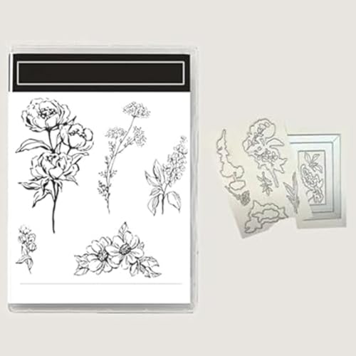 Bastelset mit wiederverwendbaren Metall-Stanzformen und klaren Stempeln, vielseitig for Scrapbooking, Grußkarten Dekorationen Bastelset mit wiederverwendbaren Metall-Stanzformen und klaren Stempeln, vielseitig for Scrapbooking, Grußkarten Dekorationen von Generic