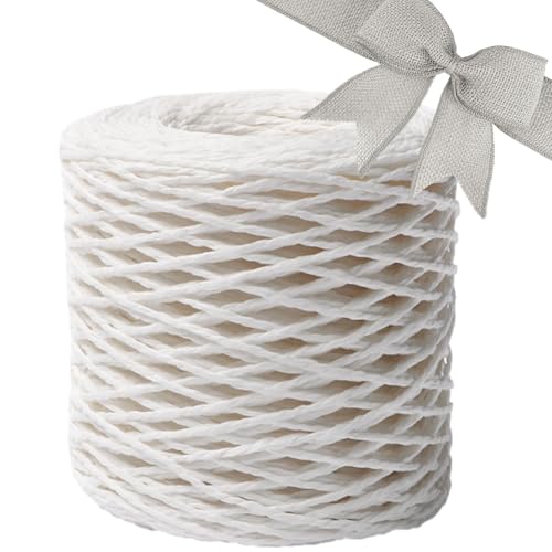 Bastschnur - dekoratives Strohband, Bast zum Basteln, Geschenkband zum Basteln | Bastschnur zum Stricken und Basteln, böhmisches Bastelband für Pl Beutel Bastschnur - dekoratives Strohband, Bast zum Basteln, Geschenkband zum Basteln | Bastschnur zum Stricken und Basteln, böhmisches Bastelband für Pl Beutel von Generic