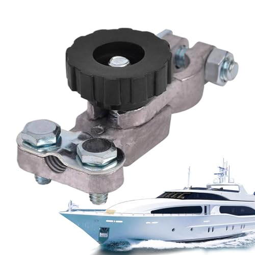 Batterietrennknopf, Batterie-Isolatortaste - Robustes Batterietrennwerkzeug | Isolator mit festem Griff, Marine-Leistungsschlüssel, obere Knopfzange für Auto m von Generic