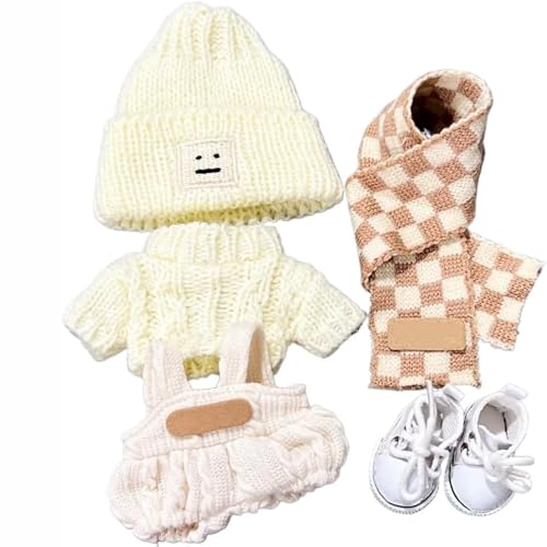 Bekleidung für 17cm Puppe, Süße Puppenkleidung, Kleidung DIY Outfit für Puppen, Puppenzubehör, Passende Kleidung Set, Persönlichkeit Perfektes Zubehör Set, Outfit für Plüschfigur, für Sammler (E) Bekleidung für 17cm Puppe, Süße Puppenkleidung, Kleidung DIY Outfit für Puppen, Puppenzubehör, Passende Kleidung Set, Persönlichkeit Perfektes Zubehör Set, Outfit für Plüschfigur, für Sammler (E) von Generic