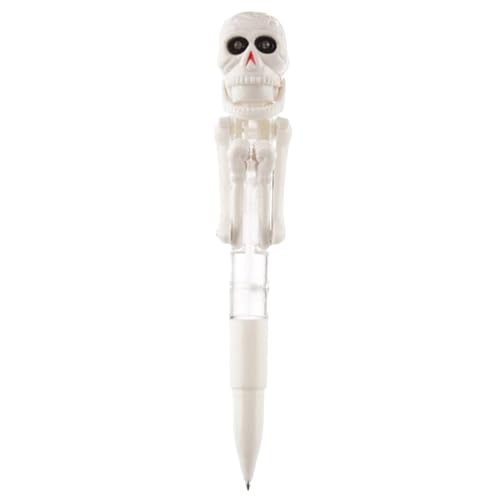 Beleuchten Sie Halloween-Stifte, lustiger Skelett-Kugelschreiber, Halloween-Stift, lustiges Boxskelett mit LED-Licht, Schreibwaren für Schüler, Kritzeleien oder Scr Beleuchten Sie Halloween-Stifte, lustiger Skelett-Kugelschreiber, Halloween-Stift, lustiges Boxskelett mit LED-Licht, Schreibwaren für Schüler, Kritzeleien oder Scr von Generic