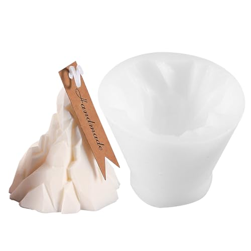 Bergkerzenform, duftende Kerzensilikonform, Epoxidharz Formen für Aromatherapie Kerze, Eiswürfel, , Gips, Haus Dekoration von Generic