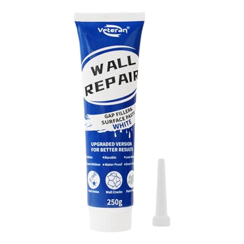 Beschichtete Wandkratzer – 250 g praktischer Wandspachtel | Füllstoff für Wände Spackle | effektiver Wandreparaturmittel und Reparaturcreme für Löcher Beschichtete Wandkratzer – 250 g praktischer Wandspachtel | Füllstoff für Wände Spackle | effektiver Wandreparaturmittel und Reparaturcreme für Löcher von Generic