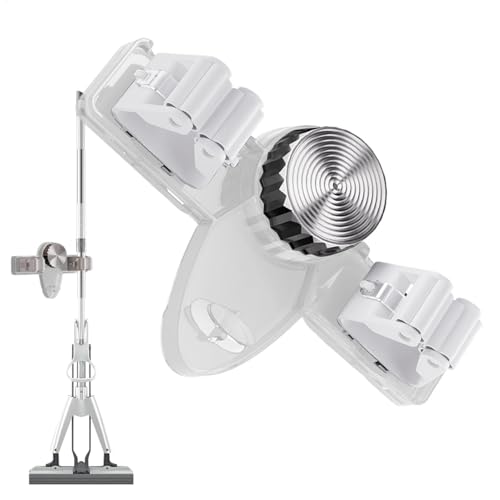 Besenhalter, Mopp-Aufhänger, Wandhalterung – Besen-Mopp-Clip, Mopp-Greifer, Aufbewahrungswerkzeug-Rack für Che Aufbewahrung und Organisation Besenhalter, Mopp-Aufhänger, Wandhalterung – Besen-Mopp-Clip, Mopp-Greifer, Aufbewahrungswerkzeug-Rack für Che Aufbewahrung und Organisation von Generic