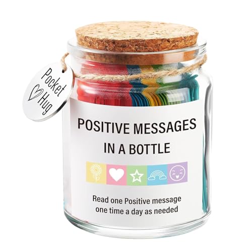 Bestätigungskarte Jar - 8.4x5.5x6.9cm positive Nachrichtenflasche, inspirierende Support -Notizen, herzerwärmende tägliche Zitate | Tragbares Ermutigungsgeschenk für Kinder Teenager Erwachsene Familie Bestätigungskarte Jar - 8.4x5.5x6.9cm positive Nachrichtenflasche, inspirierende Support -Notizen, herzerwärmende tägliche Zitate | Tragbares Ermutigungsgeschenk für Kinder Teenager Erwachsene Familie von Generic