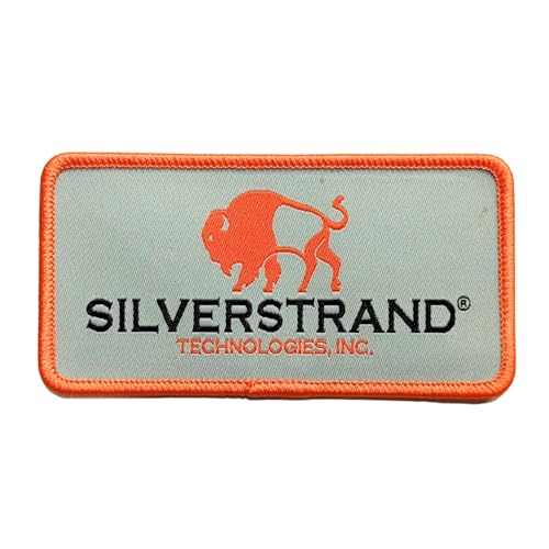 Bestickter Aufnäher – rechteckiges Abzeichen Design für Jacken, Hemden, Hüte oder Taschen – strapazierfähiger Stoff, einfach zu nähen oder aufzubügeln für den täglichen Gebrauch (Dynamisch) von Generic