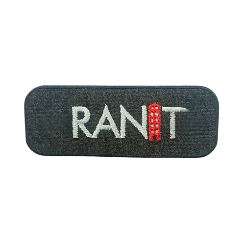 Bestickter Aufnäher – rechteckiges Abzeichen-Design für Uniformen, Hemden, Hüte oder Schürzen – strapazierfähiger Stoff, einfach zu nähen oder aufzubügeln für den täglichen Gebrauch (Patch) von Generic