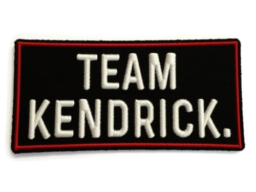 Bestickter Name - Schwarz und Rot Benutzerdefiniertes Namensschild - Aufbügler oder Aufnähen Patch für Hoodie, Jacke, Hut, Rucksack - Stilvolle DIY Streetwear Patch von Generic